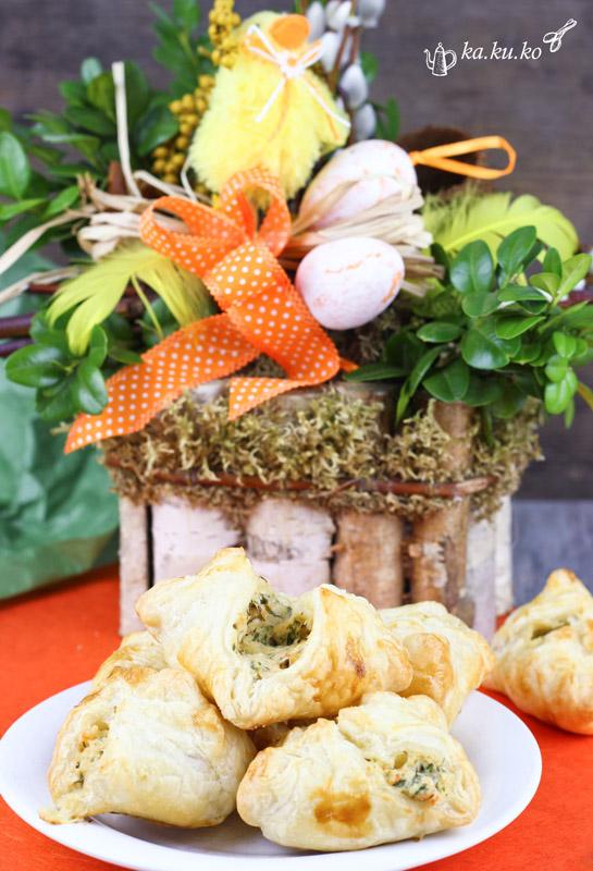 Rezeptbild: Blätterteig-Krabbentaschen
