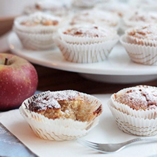 Rezeptbild: Apfel-Marzipan-Muffins