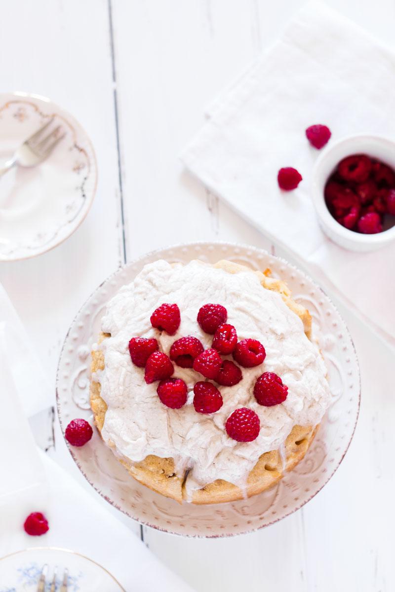 Rezeptbild: Cleaner Kokoskuchen mit Maismehl