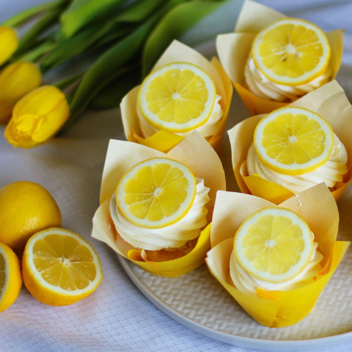 Rezeptbild: Zitronen Cupcakes