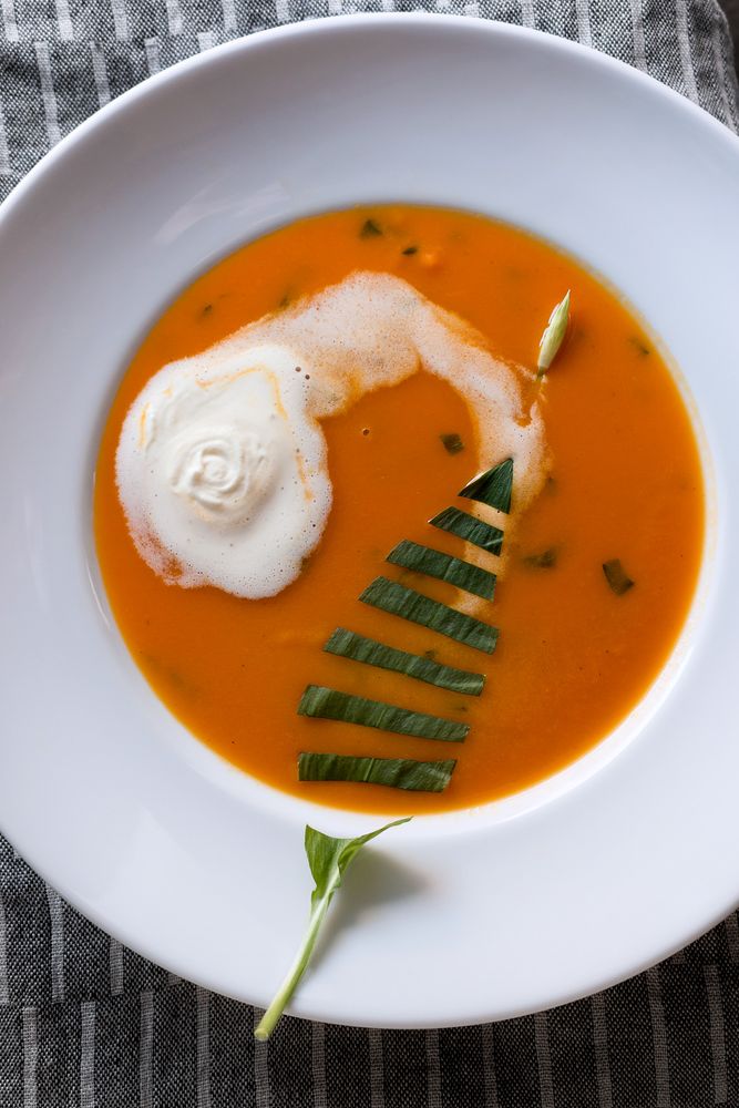 Rezeptbild: Bärlauch-Karottensuppe