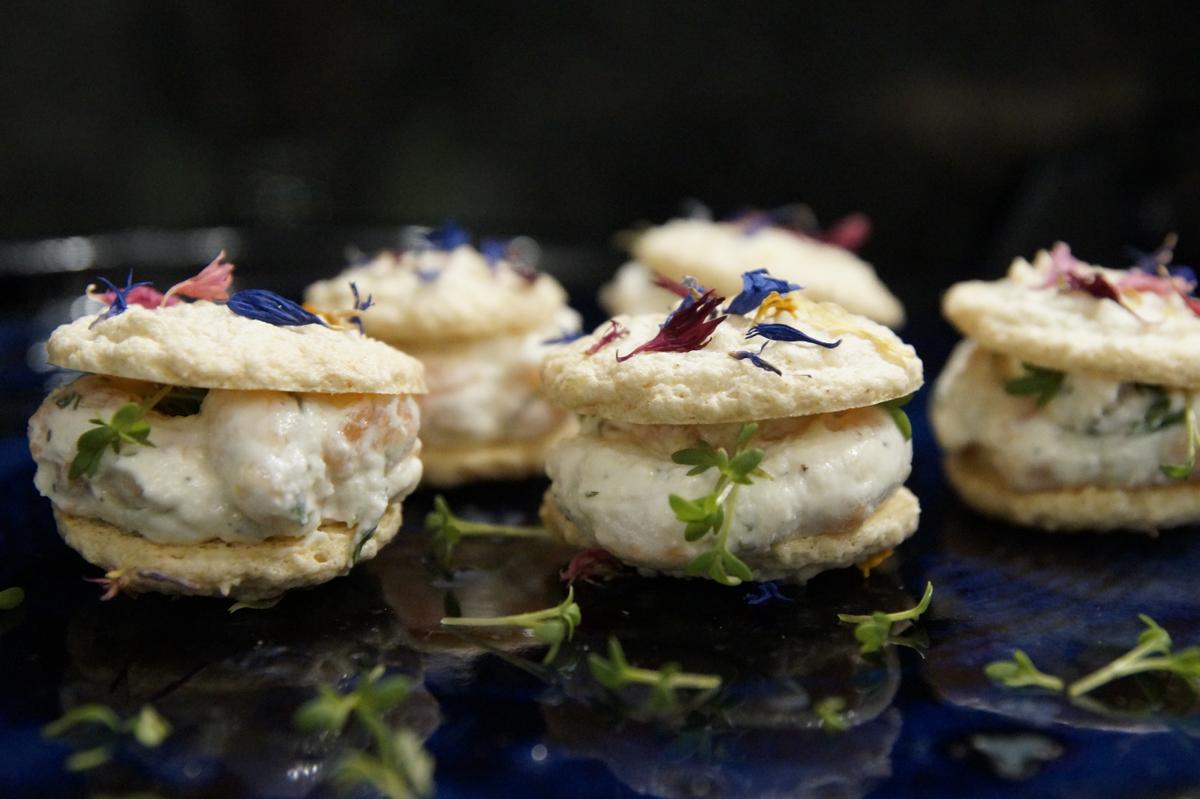 Rezeptbild: Macarons mit Lachs