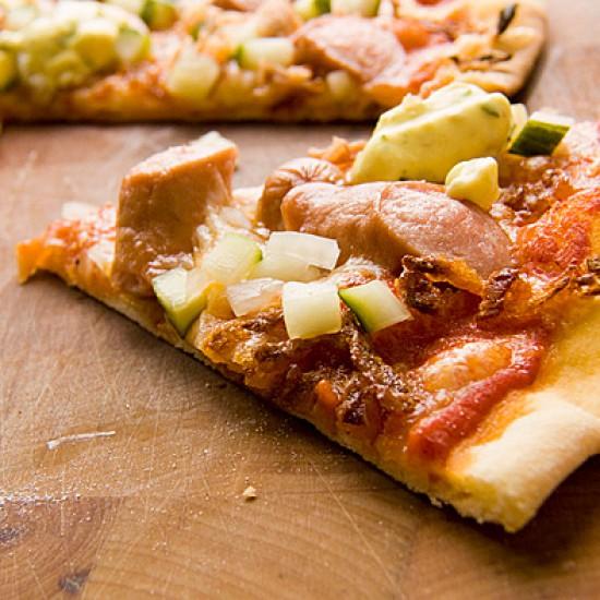 Rezeptbild: Hot Dog-Pizza
