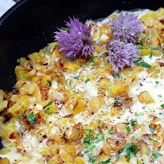Rezeptbild: Sennen-Käsekartoffeln