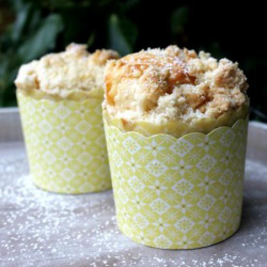 Rezeptbild: Pfirsich-Streusel-Muffins