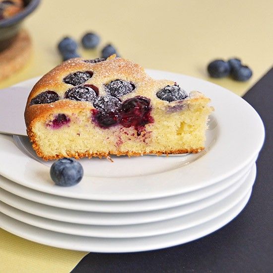 Rezeptbild: Heidelbeer Joghurt Kuchen