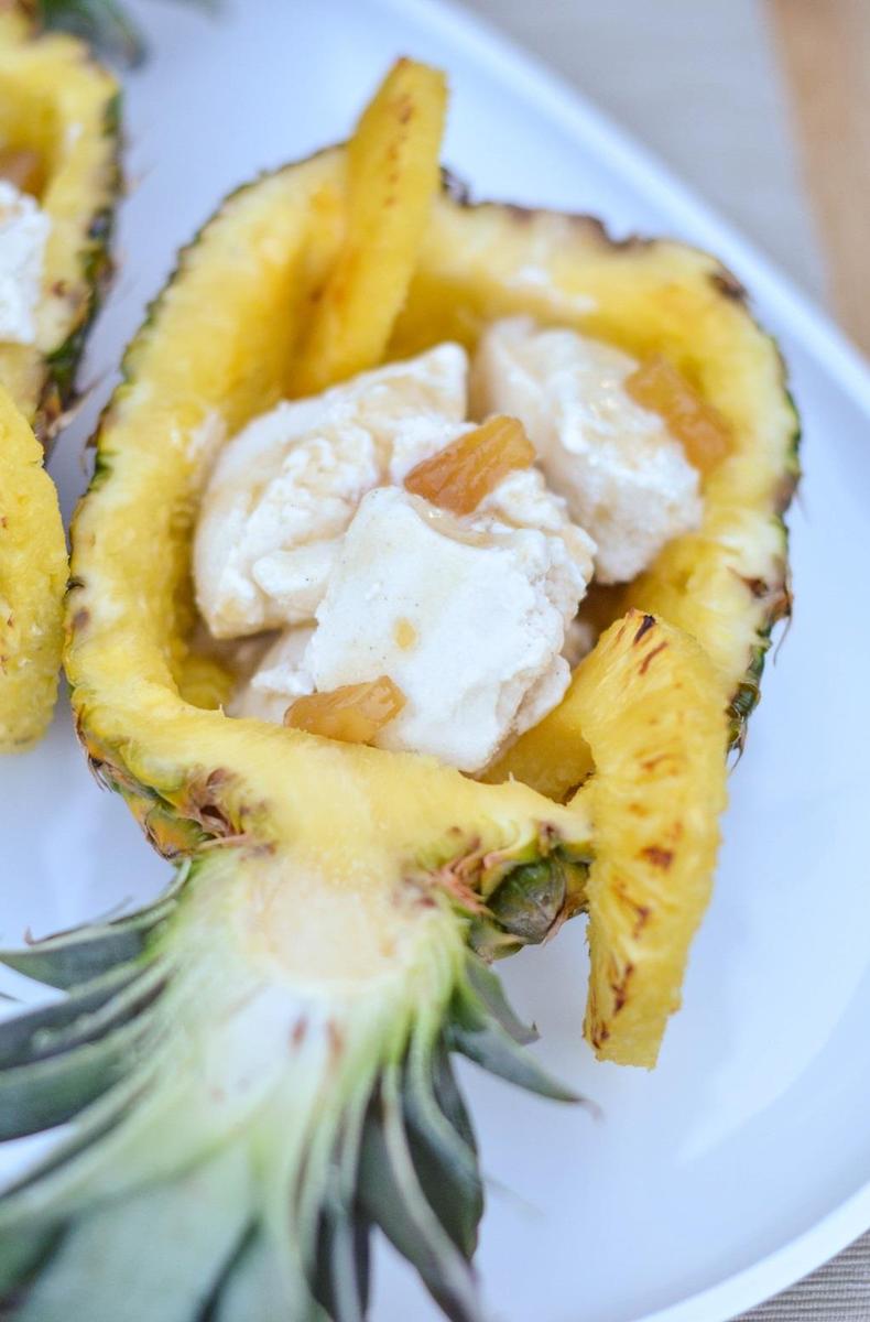 Rezeptbild: Gegrillte Ananas