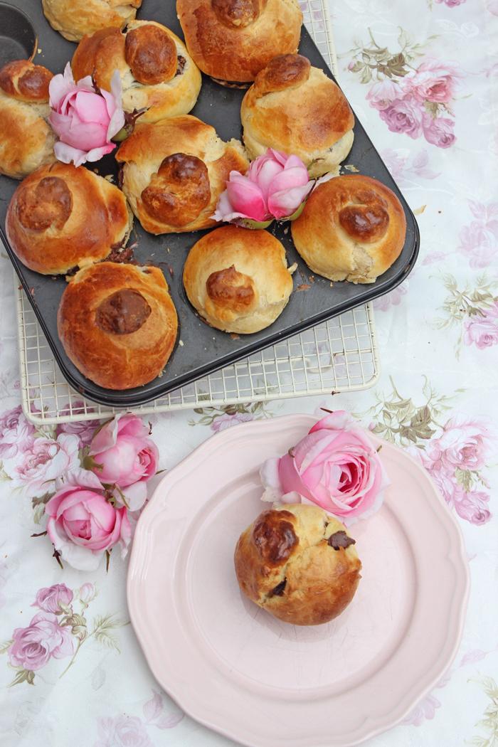 Rezeptbild: Brioche mit Nutella gefüllt – Wunderbar fluffig
