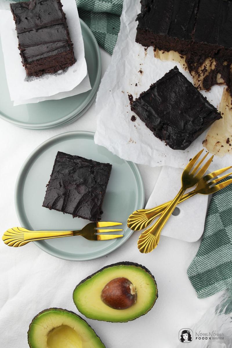 Rezeptbild: Saftige Avocado Brownies ohne Mehl