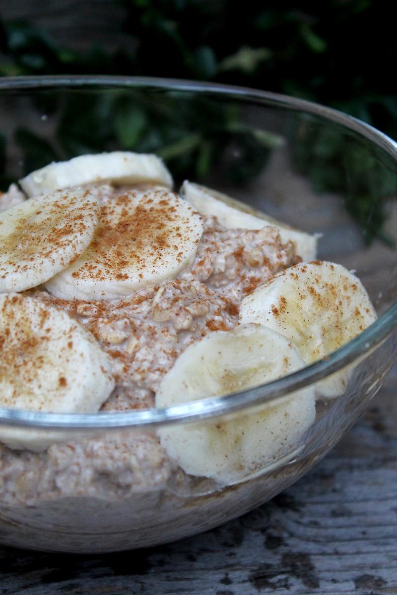 Rezeptbild: Chai Overnight Oats mit Banane