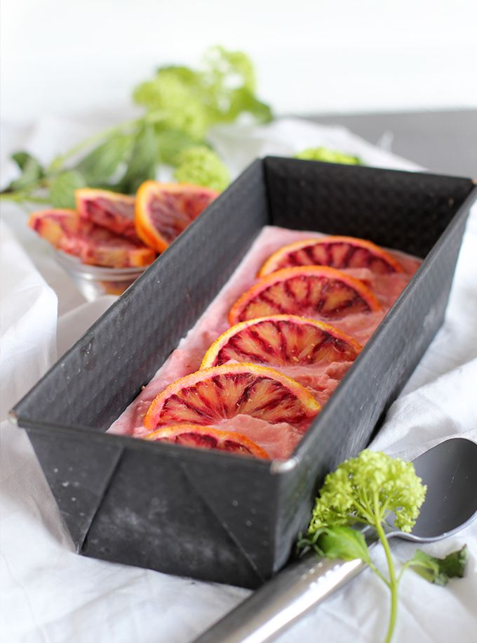 Rezeptbild: Blutorangen-Ingwer Sorbet