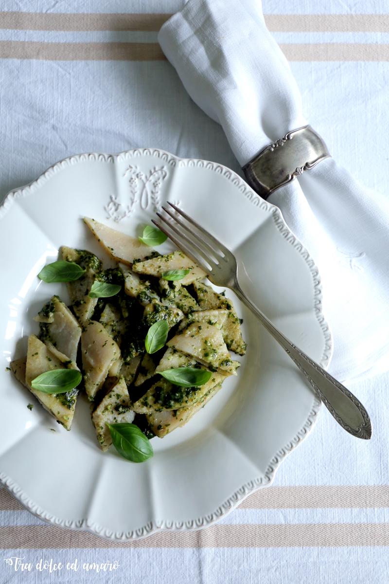 Rezeptbild: Testaroli al pesto