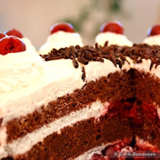 Rezeptbild: Schwarzwälder Kirschtorte