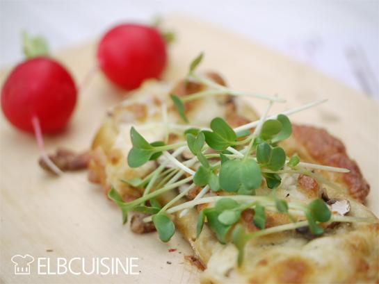 Rezeptbild: Köstlicher Laugen-Snack – Wald trifft Weide