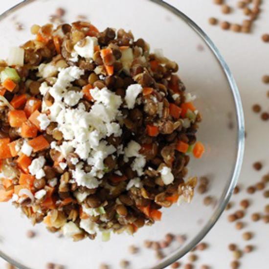 Rezeptbild: Linsensalat
