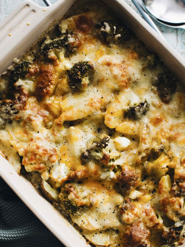Rezeptbild: BROCCOLI-KARTOFFELAUFLAUF