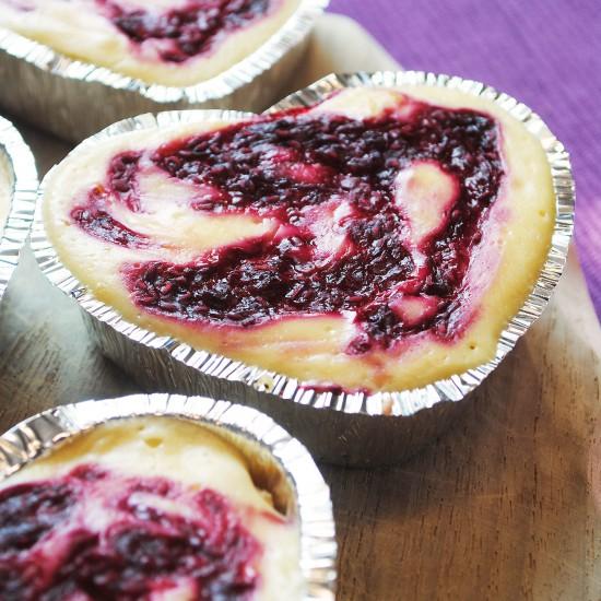 Rezeptbild: Gestrudelte Himbeer-Herzen