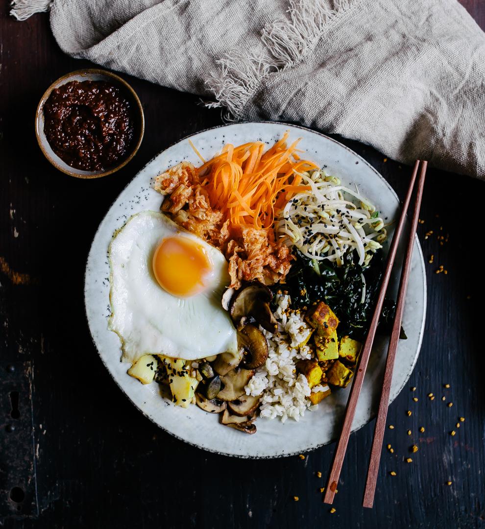 Rezeptbild: Vegetarischer Bibimbap 