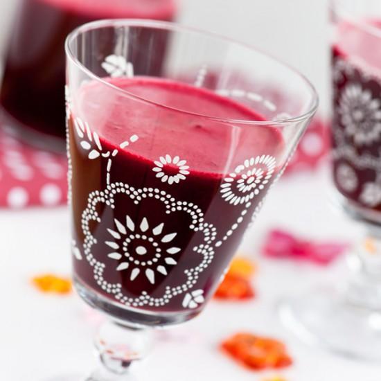 Rezeptbild: Frisch gepresster Rote Bete-Apfelsaft
