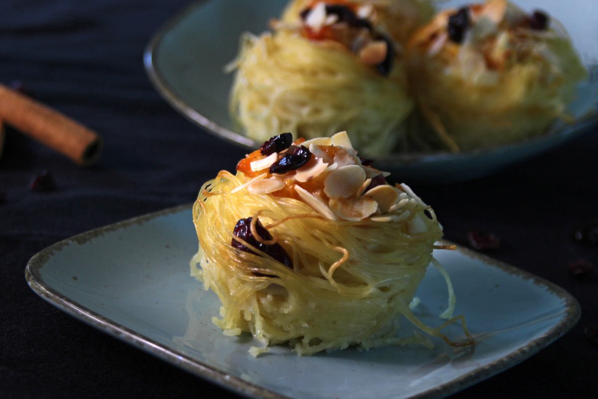 Rezeptbild: Süße Nudelnester
