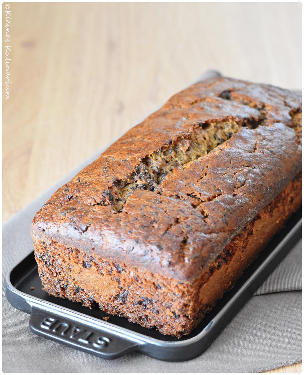 Rezeptbild: Banana Bread mit Schokolade