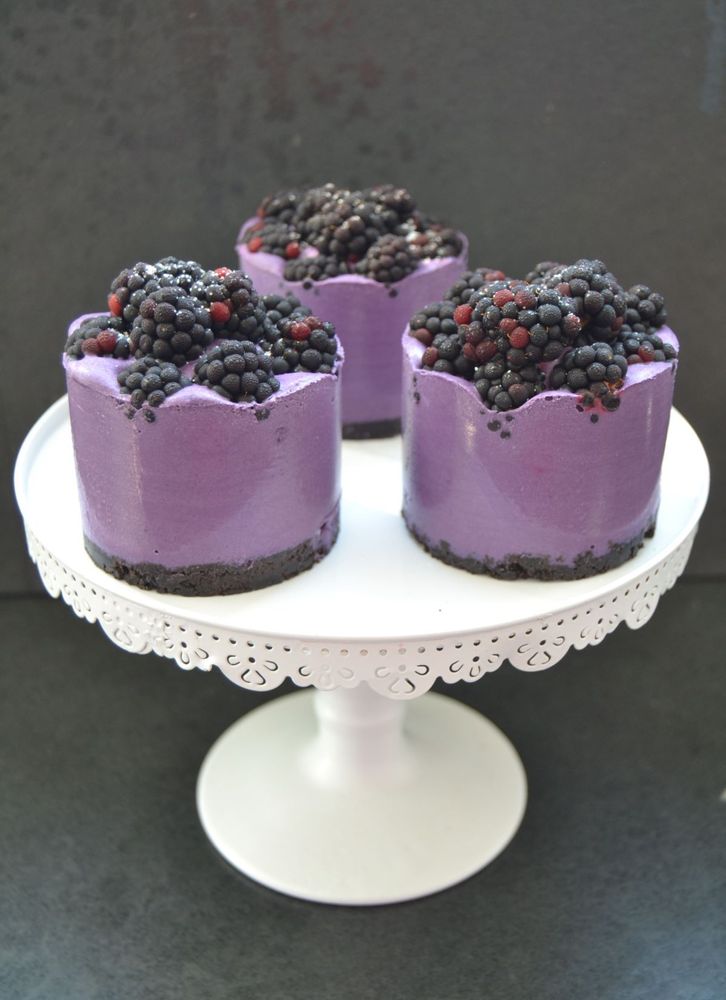 Rezeptbild: Brombeer - Frischkäse - Törtchen 