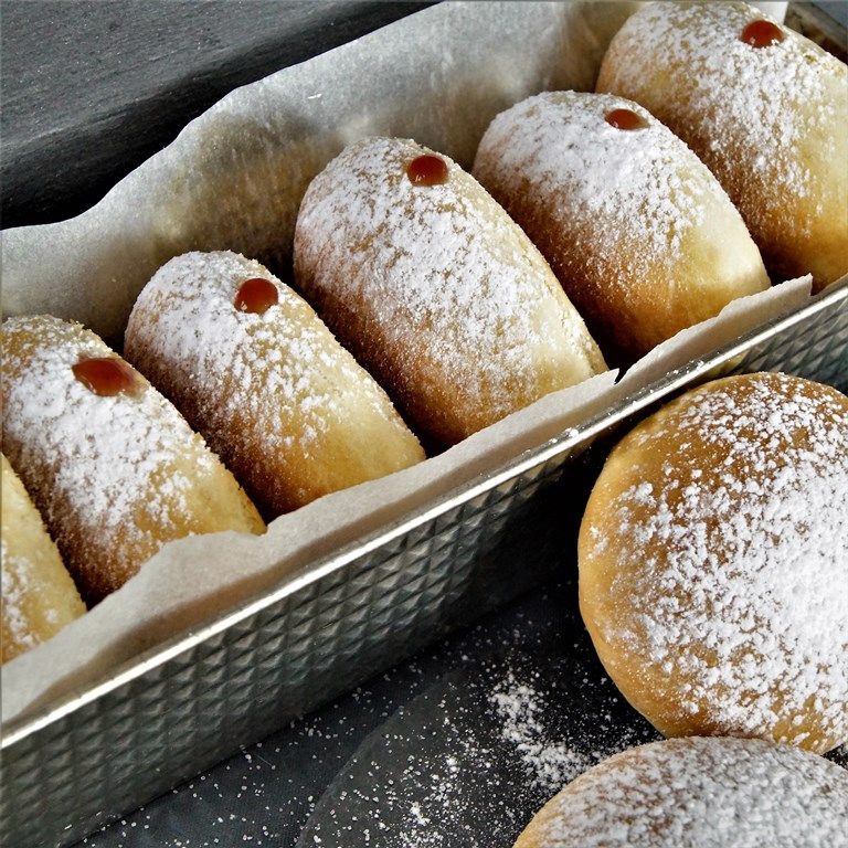 Rezeptbild: Faschingskrapfen aus dem Ofen / Ofenkrapfen