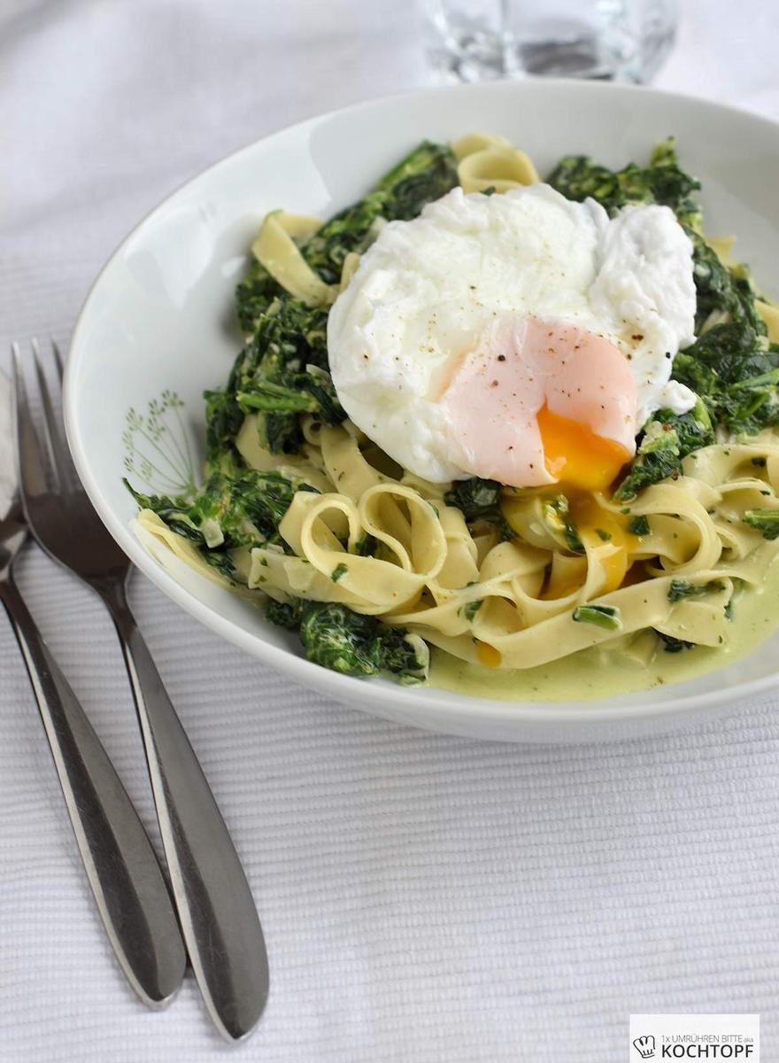 Rezeptbild: Fettuccine Pop-Ei