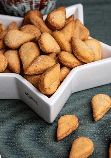 Rezeptbild: Mutzenmandeln aus Ur-Omas Backbuch