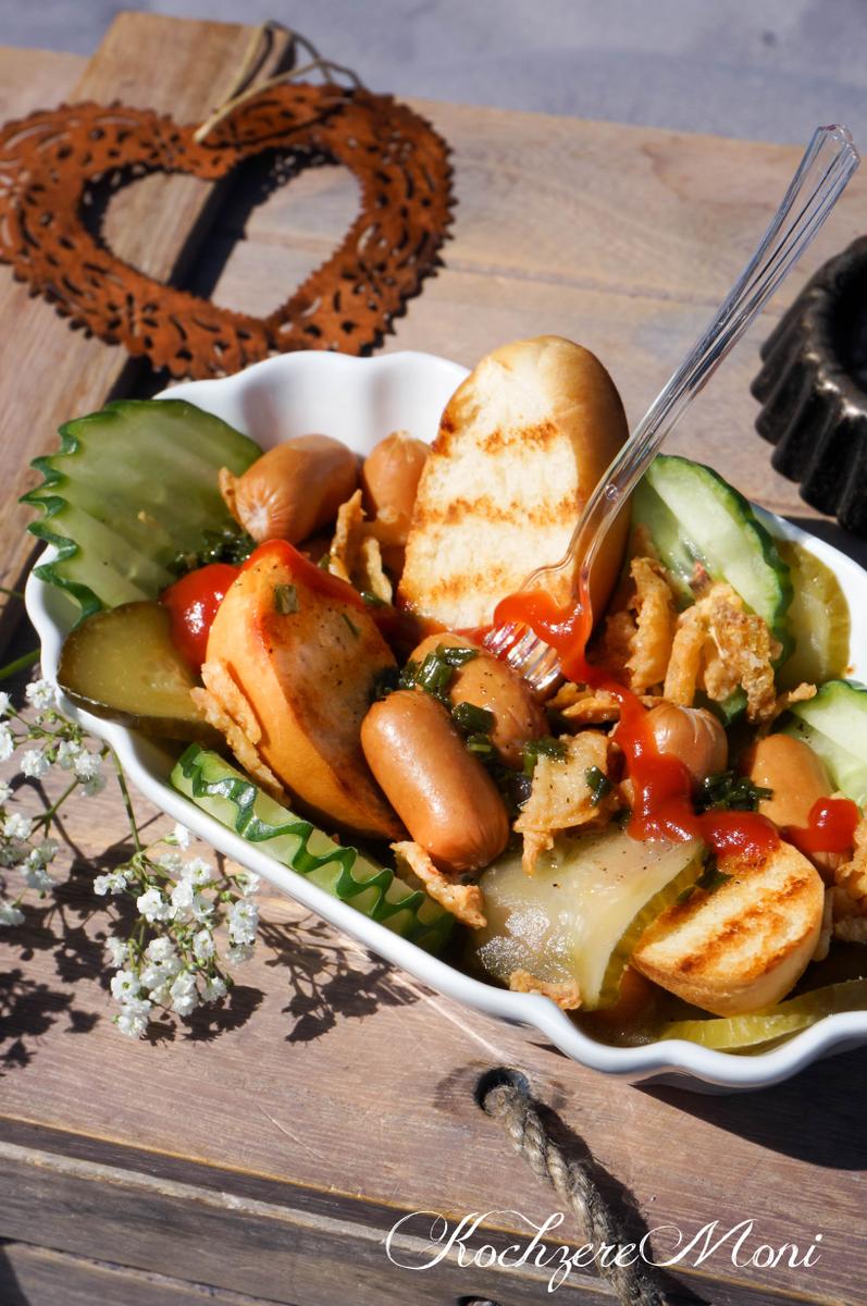 Rezeptbild: Hot Dog Salat