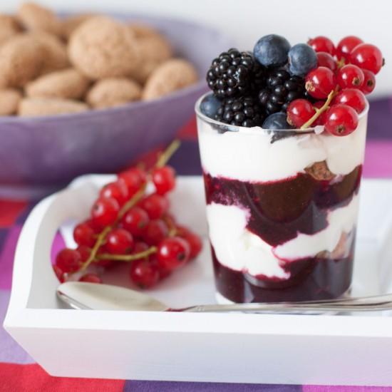Rezeptbild: Beeren-Amaretti Tiramisu