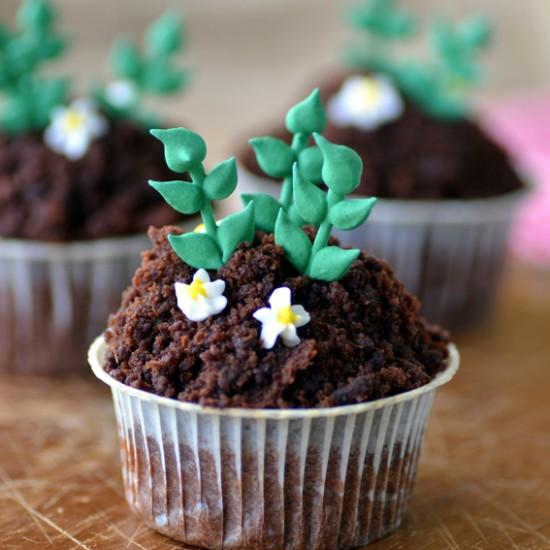 Rezeptbild: Süßkartoffel-Schoko-Cupcakes