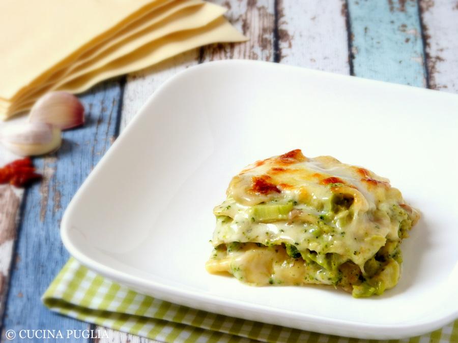 Rezeptbild: Lasagne con broccoli e funghi porcini