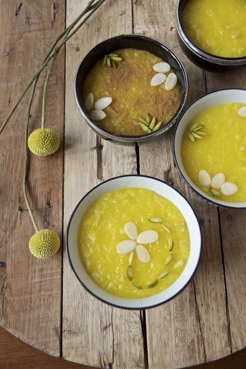 Rezeptbild: Sholeh Zard - Persischer Safran Reispudding