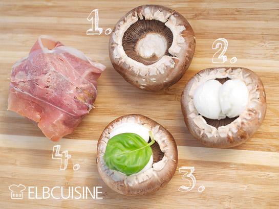 Rezeptbild: Grillzauber – Ratz-Fatz-Champignons-Überraschungspäckchen