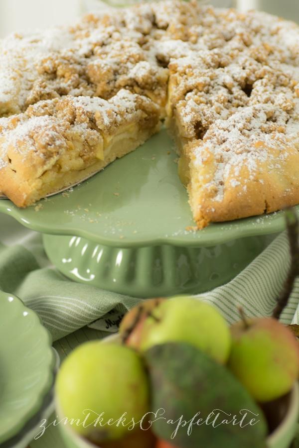 Rezeptbild: Rustikale Apfeltarte mit Walnüssen