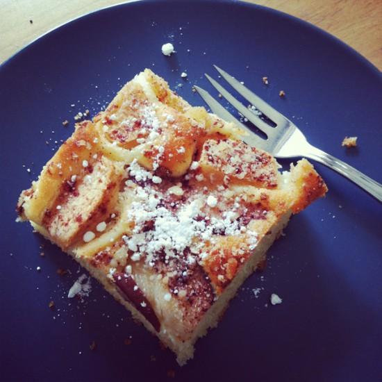 Rezeptbild: Apfel-Birnen-Blechkuchen