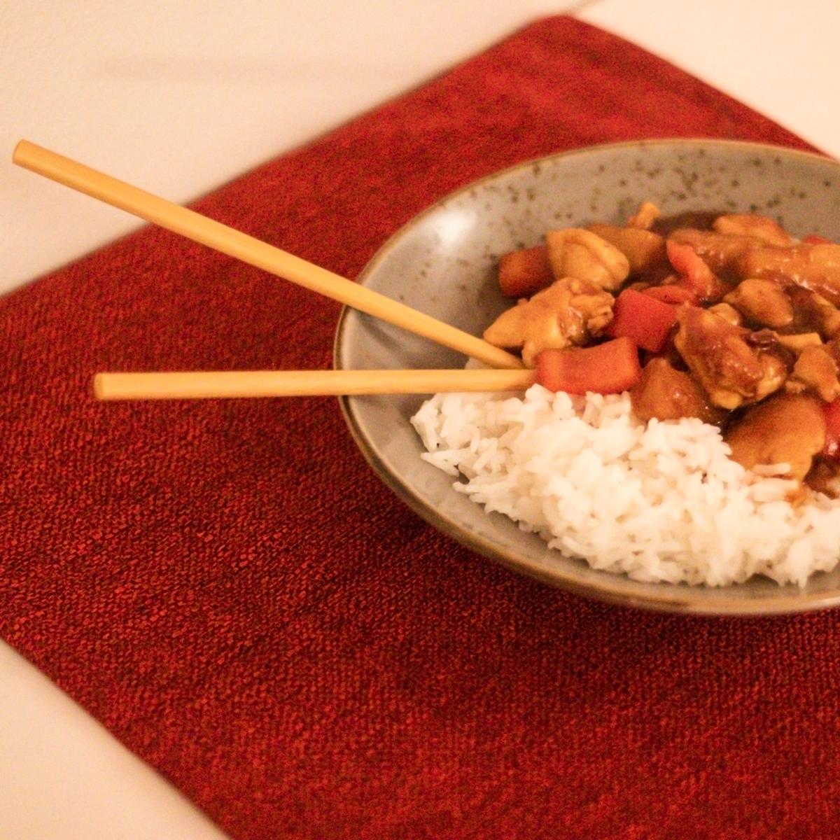 Rezeptbild: Hähnchen süßsauer