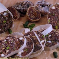 Rezeptbild: Salame di fichi (Feigensalami)