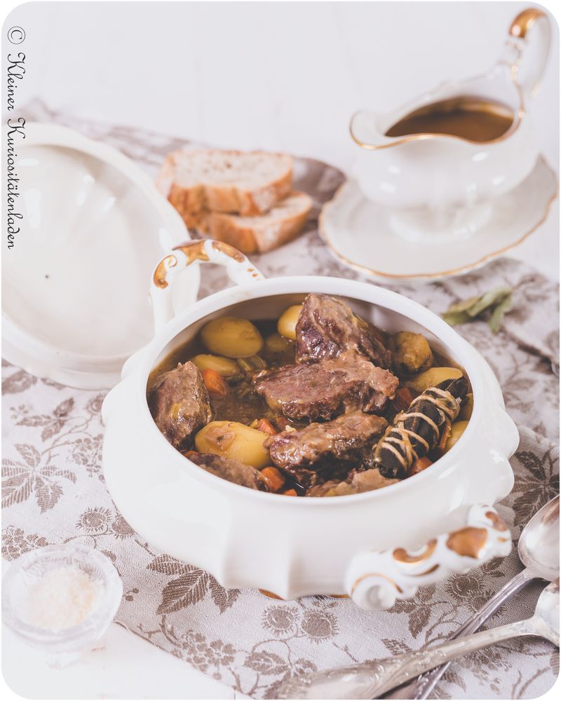 Rezeptbild: Geschmorte Schweinebäckchen 