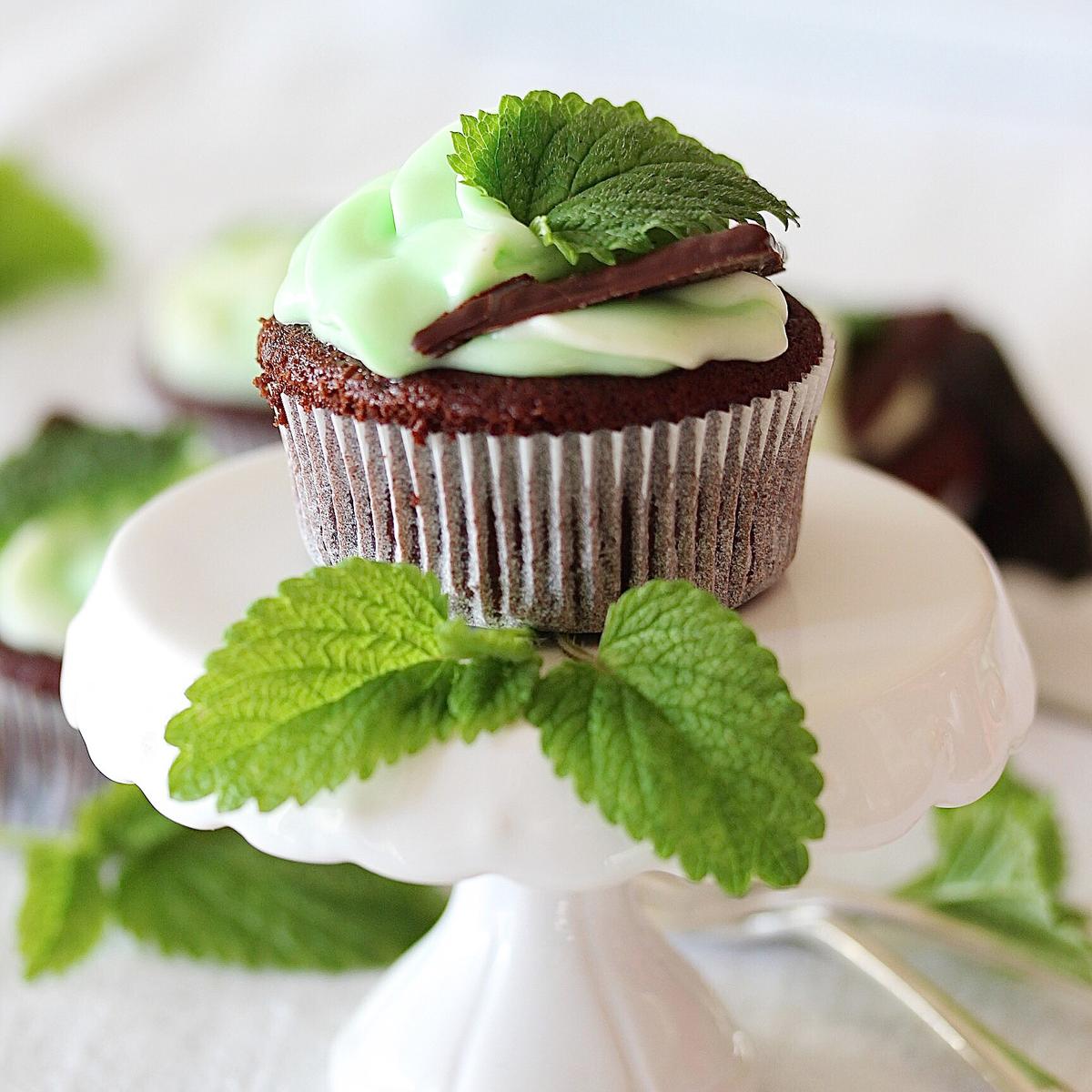 Rezeptbild: After Eight Cupcakes