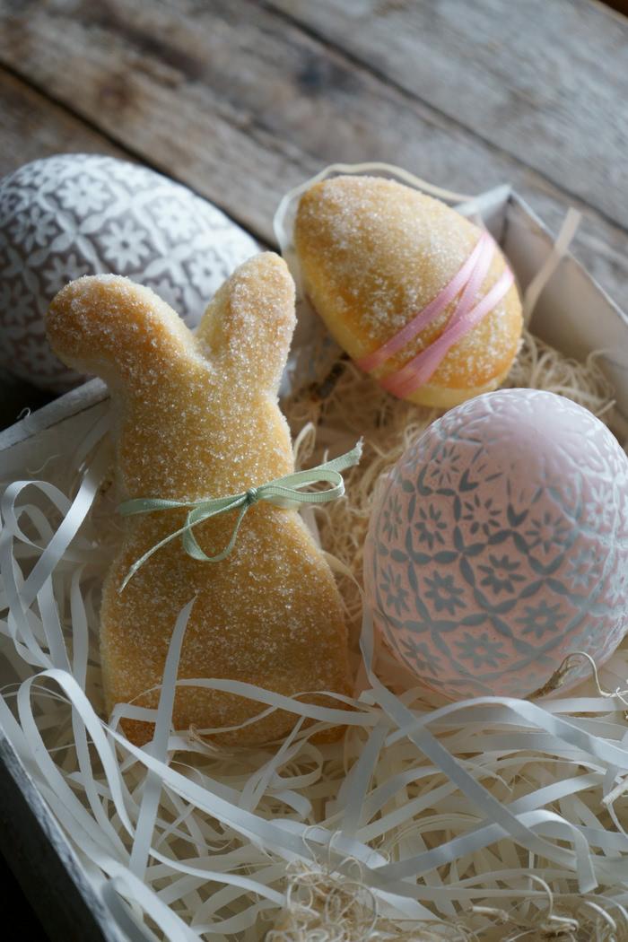 Rezeptbild: Süße Osterhasen aus Quark-Öl-Teig