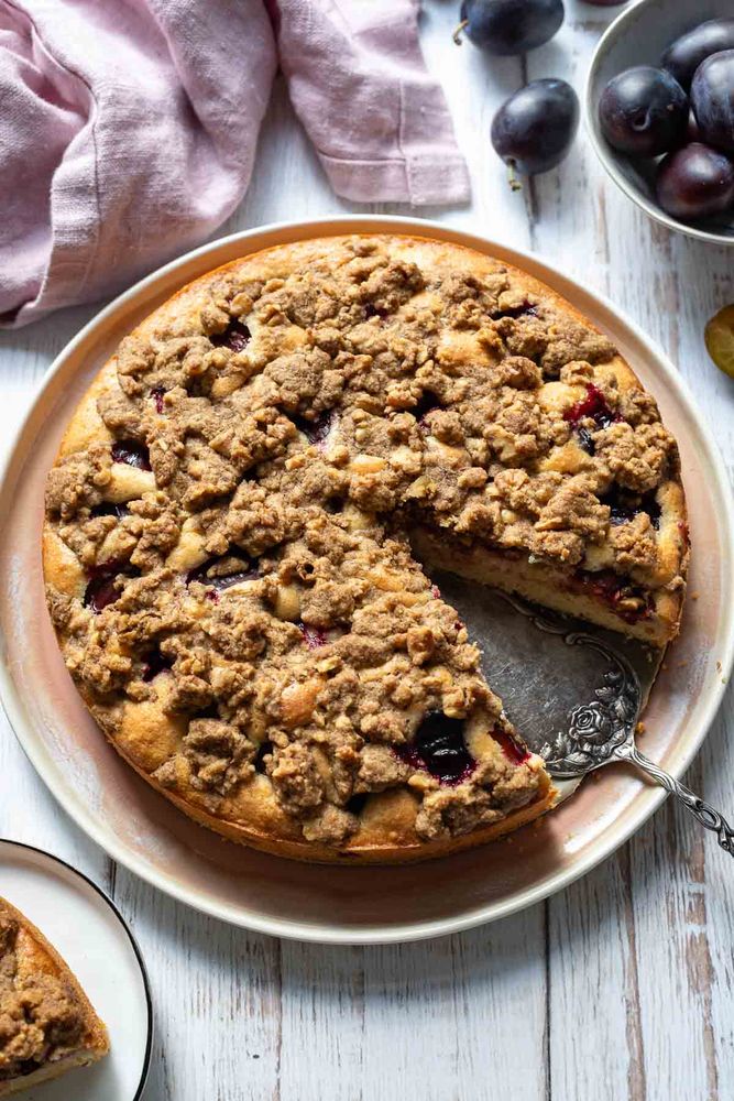 Rezeptbild: Streuselkuchen mit Zwetschgen