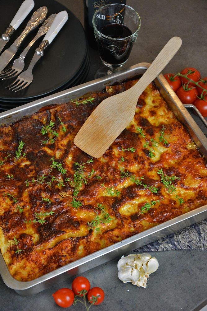 Rezeptbild: Lasagne Bolognese mit Bechamelsauce