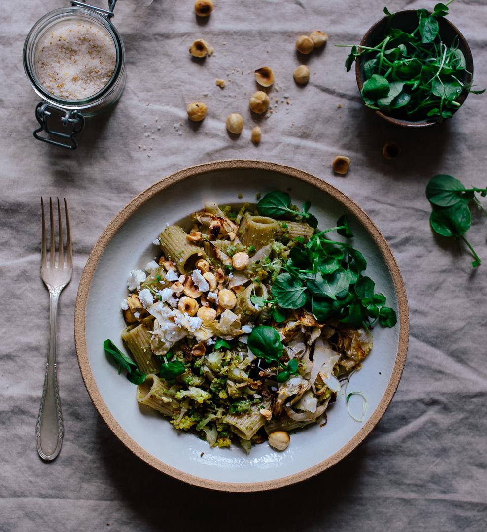 Rezeptbild: Fenchel Pasta mit Crumbs