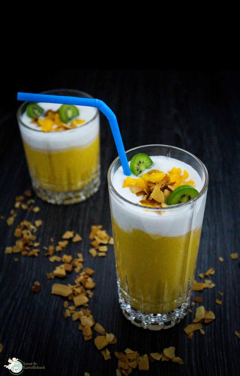 Rezeptbild: veganer Mango-Kokos-Smoothie