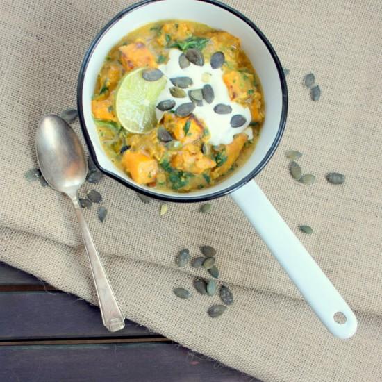 Rezeptbild: Kürbiscurry