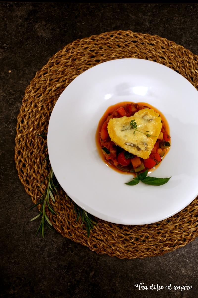 Rezeptbild: Polenta gratinata con ratatouille