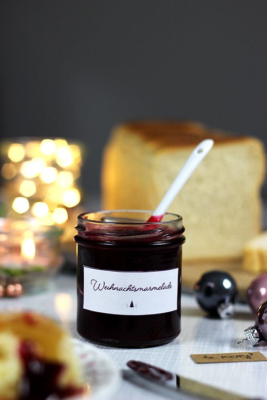 Rezeptbild: Weihnachtsmarmelade mit Cranberries, Orange und Zimt