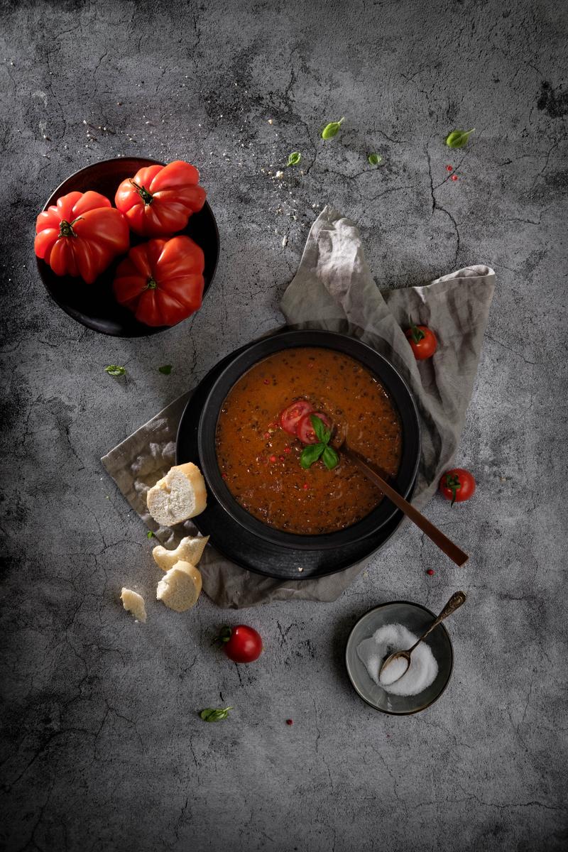 Rezeptbild: Veganer Tomaten-Linseneintopf